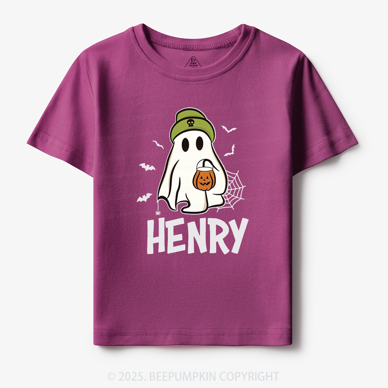 Personalized Ghost Name Toddler&Kid's Tees Beepumpkin