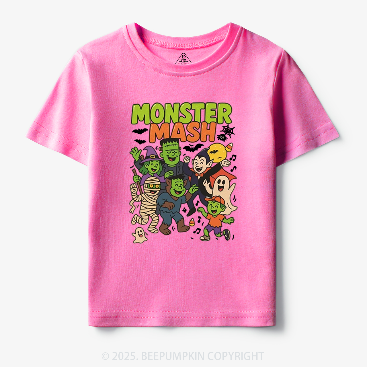 Monster Mash Halloween Toddler&Kid's Tees Beepumpkin