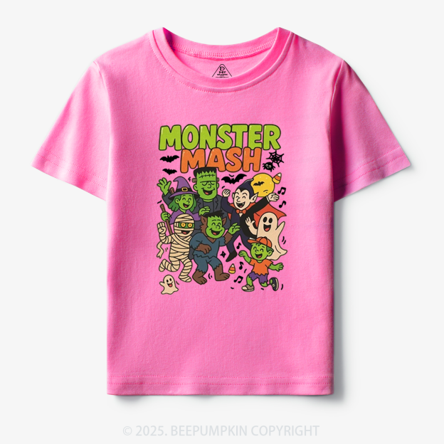 Monster Mash Halloween Toddler&Kid's Tees Beepumpkin