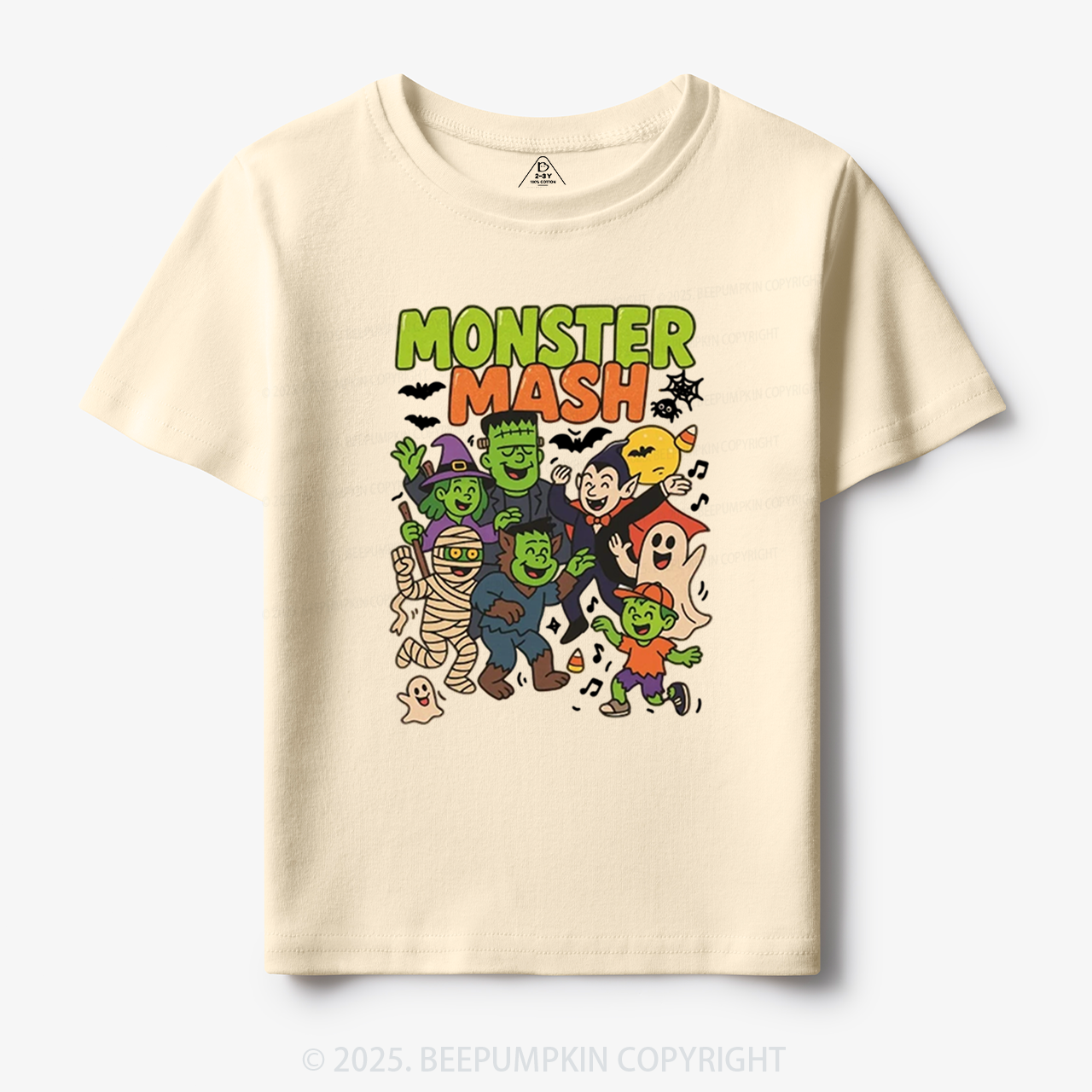 Monster Mash Halloween Toddler&Kid's Tees Beepumpkin