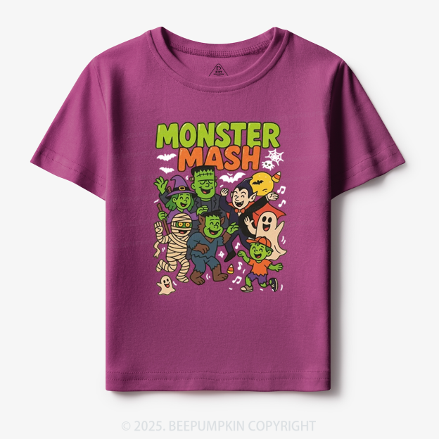 Monster Mash Halloween Toddler&Kid's Tees Beepumpkin