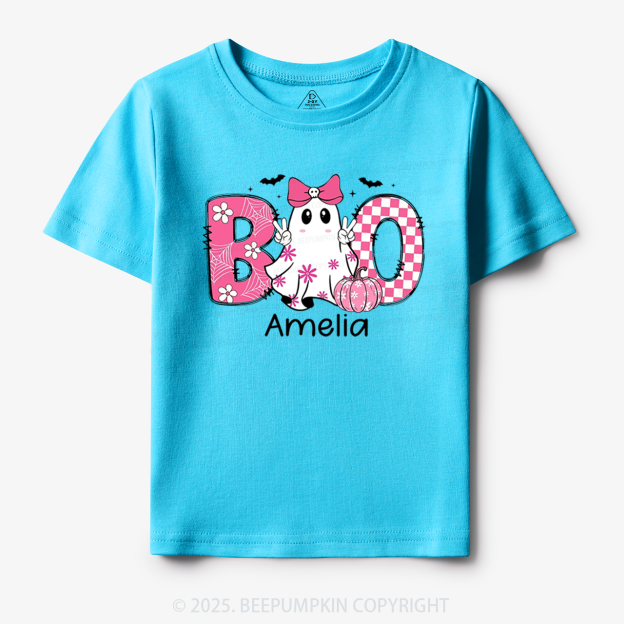 Personalized Halloween Kids Name Toddler&Kid's Tees Beepumpkin