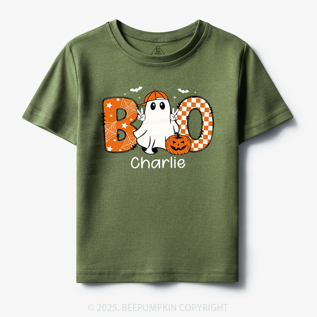Personalized Halloween Kids Name Toddler&Kid's Tees Beepumpkin