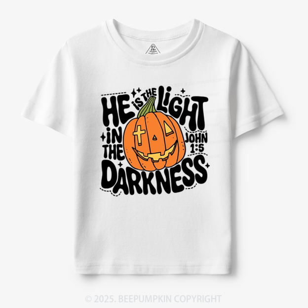 He Is The Light In The Dark Toddler&Kid's Tees Beepumpkin