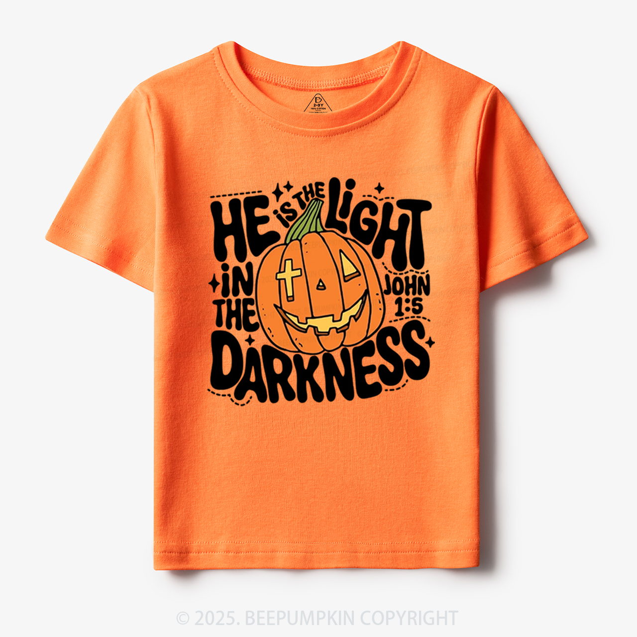 He Is The Light In The Dark Toddler&Kid's Tees Beepumpkin