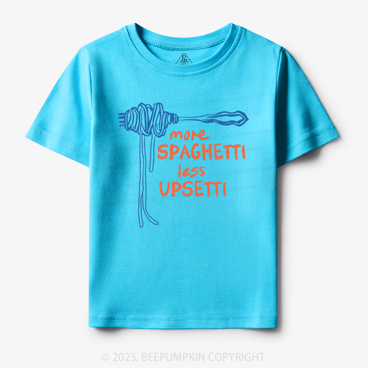 More Spaghetti Less Upsetti Toddler&Kid's Tees Beepumpkin 7