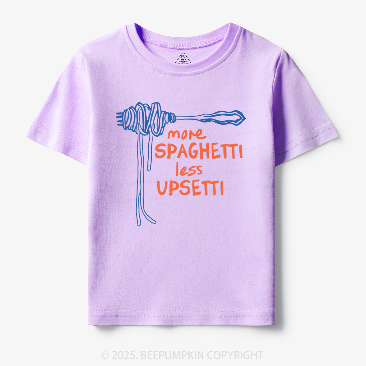 More Spaghetti Less Upsetti Toddler&Kid's Tees Beepumpkin 7