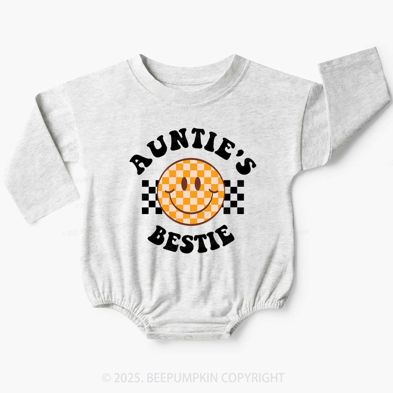 Auntie's Bestie Baby Bubble Romper Beepumpkin