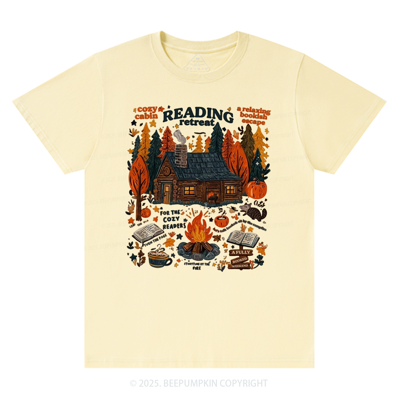 Fall Bookish T-Shirts Beepumpkin