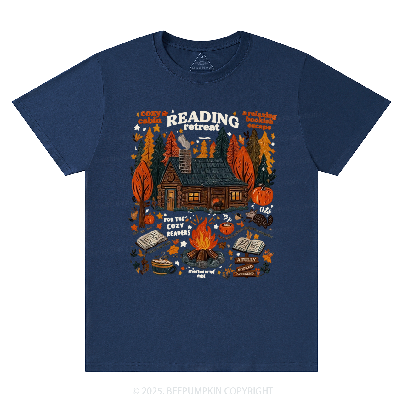 Fall Bookish T-Shirts Beepumpkin