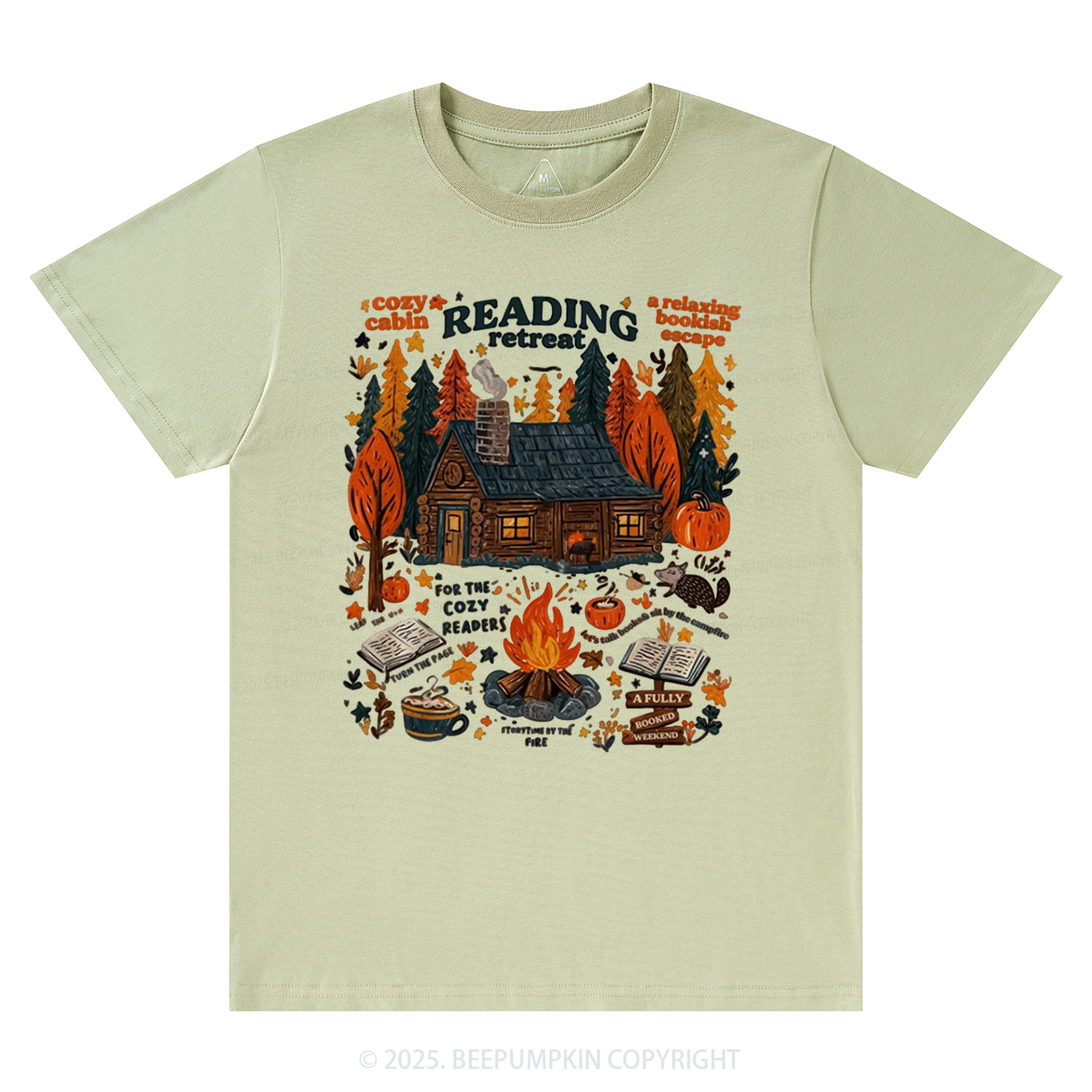 Fall Bookish T-Shirts Beepumpkin