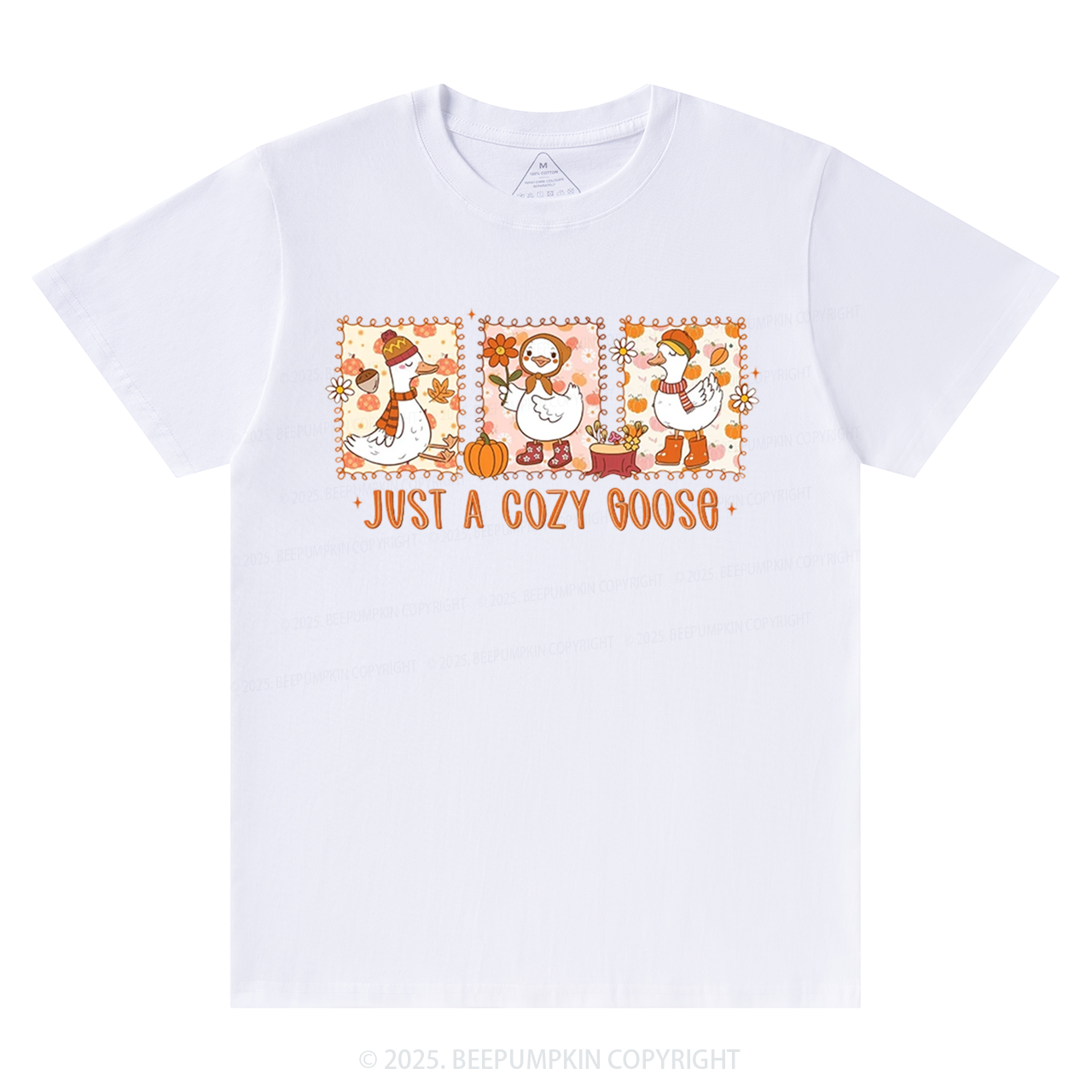 Cozy Fall Goose T-Shirts Beepumpkin