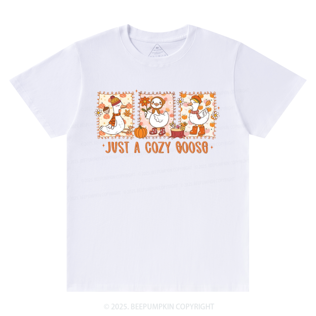 Cozy Fall Goose T-Shirts Beepumpkin