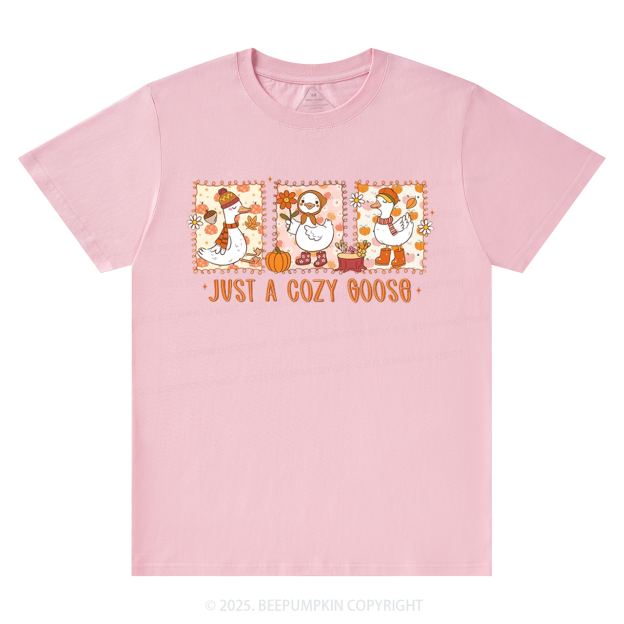 Cozy Fall Goose T-Shirts Beepumpkin
