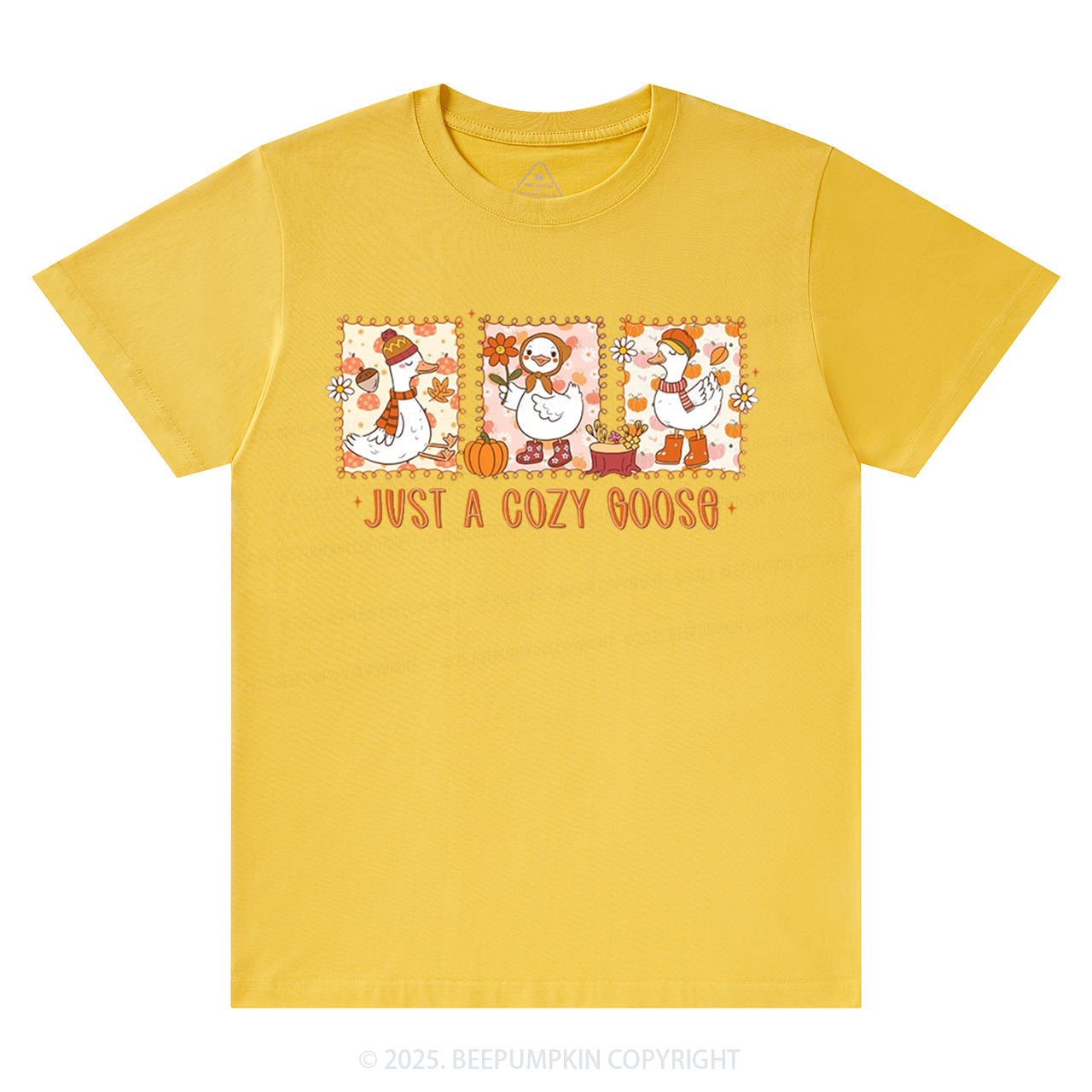 Cozy Fall Goose T-Shirts Beepumpkin