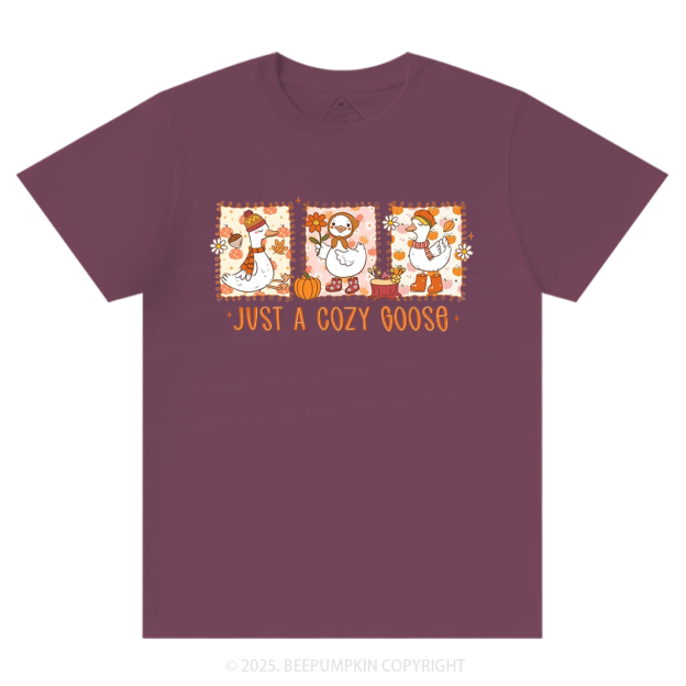 Cozy Fall Goose T-Shirts Beepumpkin