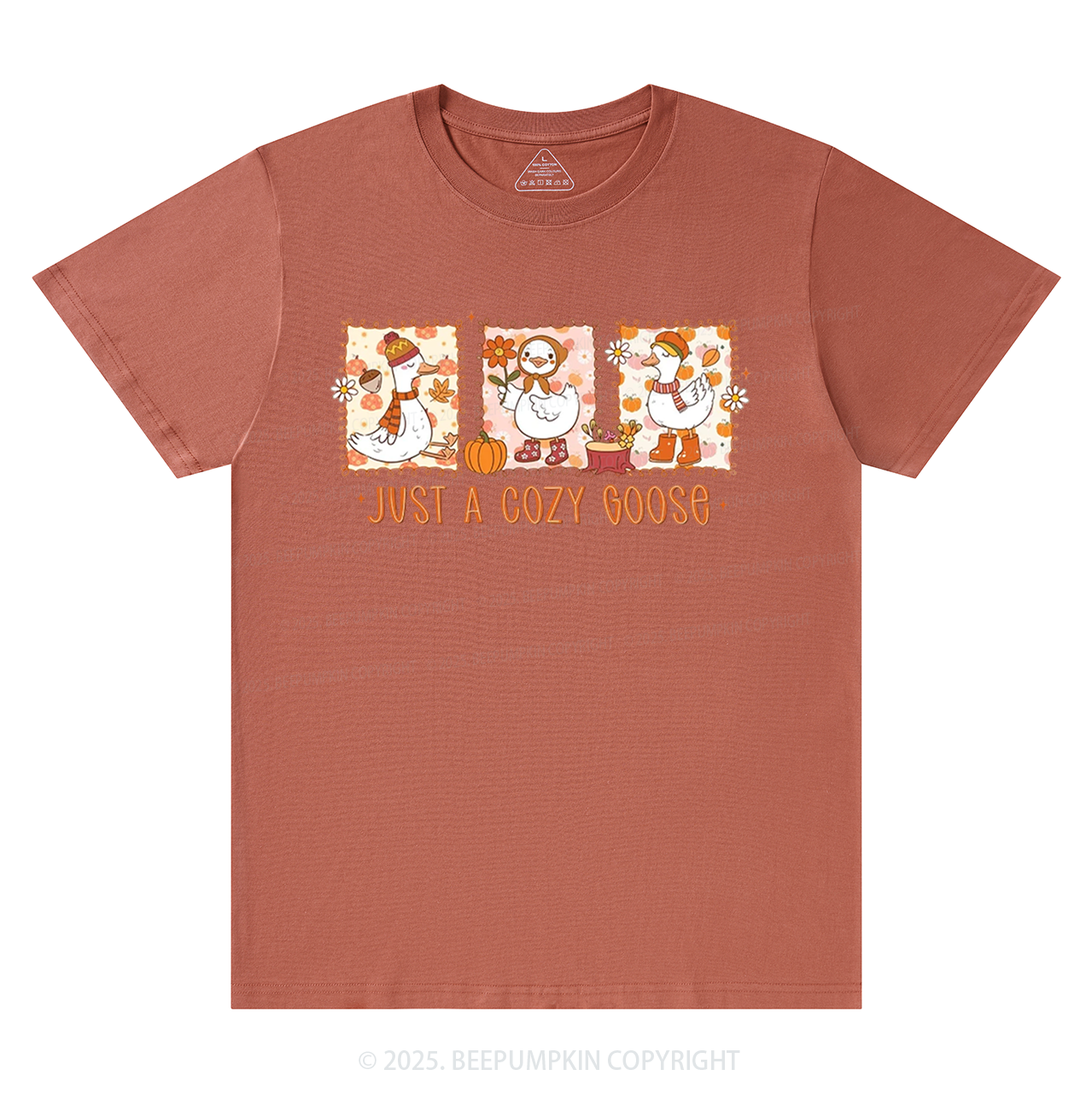 Cozy Fall Goose T-Shirts Beepumpkin