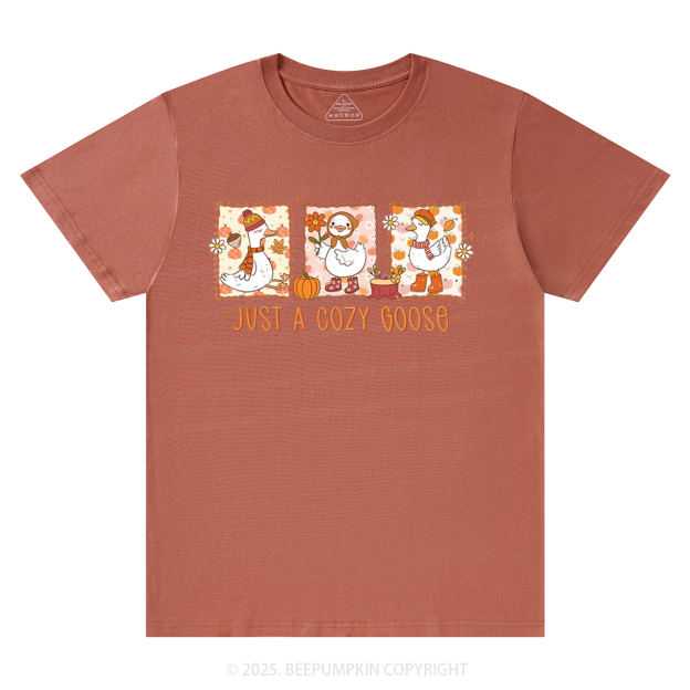 Cozy Fall Goose T-Shirts Beepumpkin