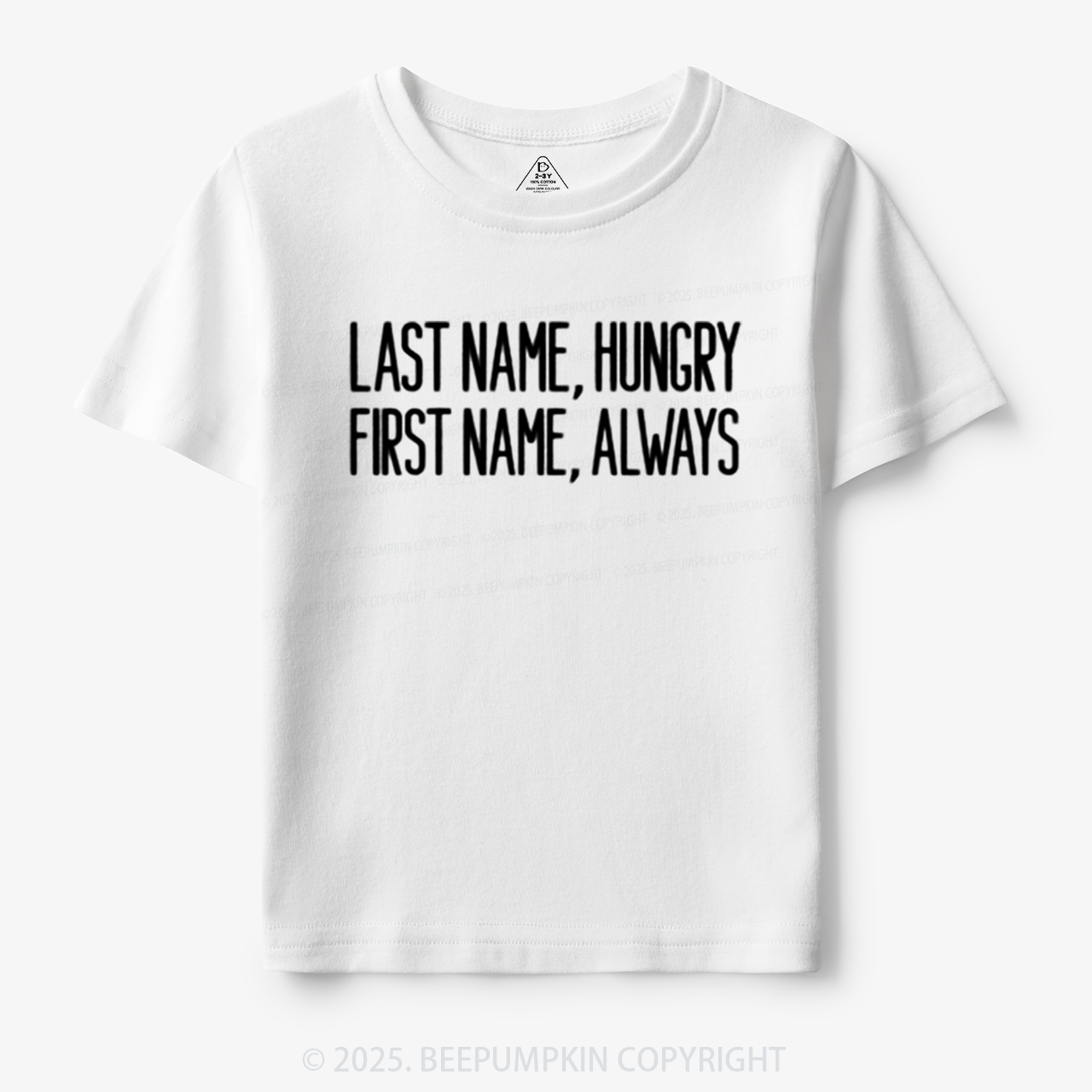 LAST NAME, HUNGRY Toddler&Kid's Tees Beepumpkin 7