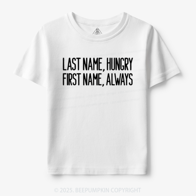 LAST NAME, HUNGRY Toddler&Kid's Tees Beepumpkin 7