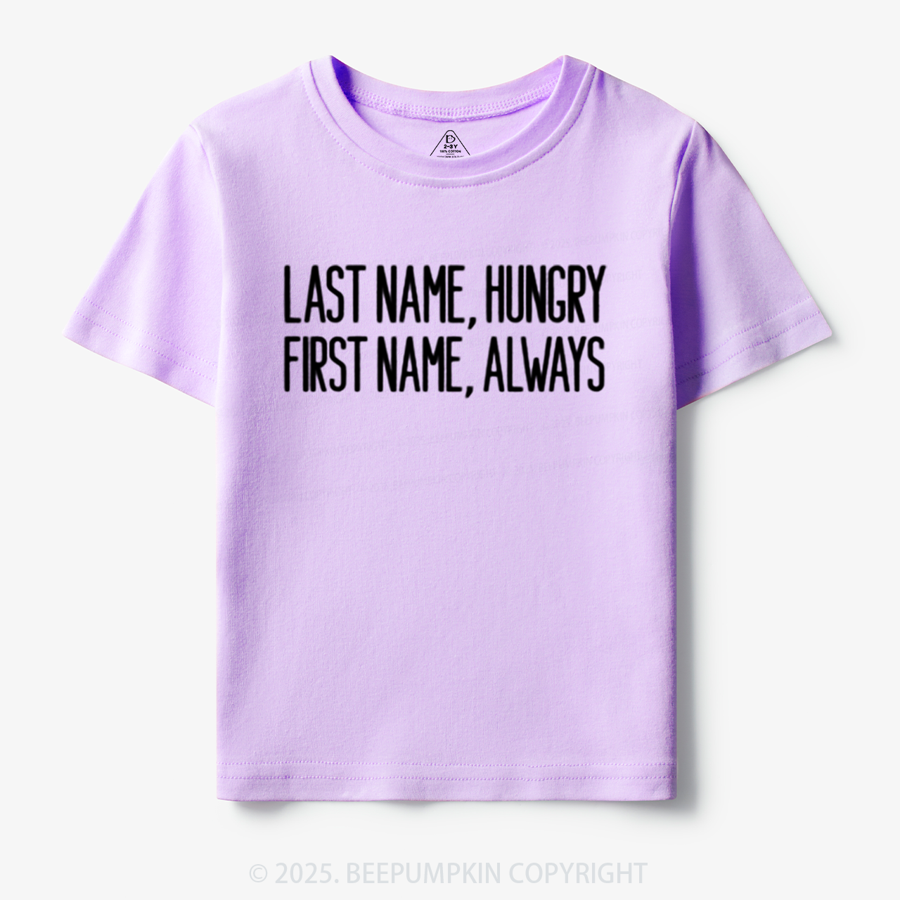 LAST NAME, HUNGRY Toddler&Kid's Tees Beepumpkin 7