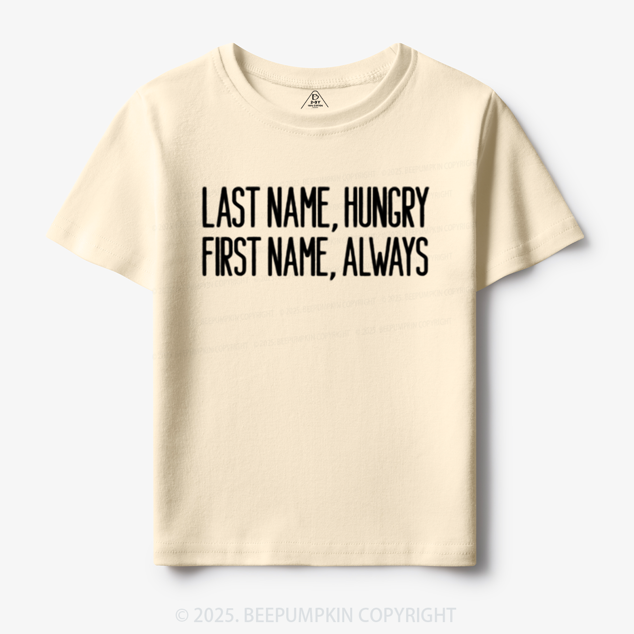 LAST NAME, HUNGRY Toddler&Kid's Tees Beepumpkin 7