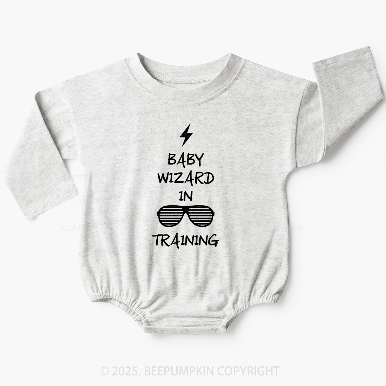 Baby Wizard In Training Baby Bubble Romper Beepumpkin