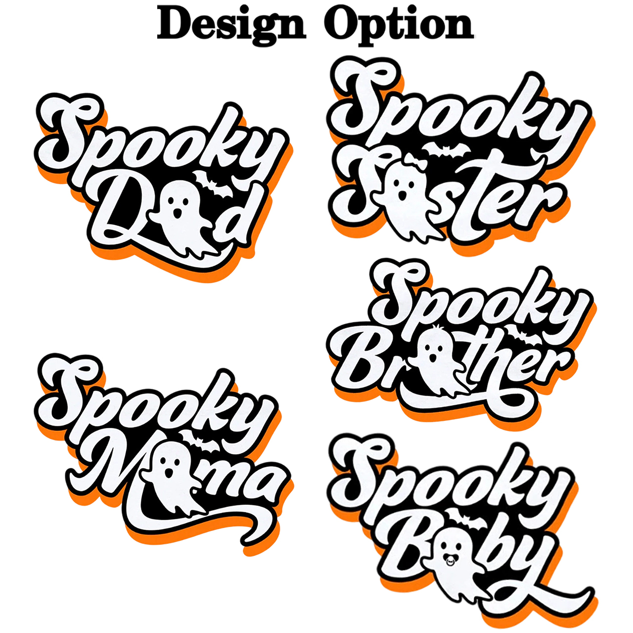 Spooky Halloween Family Matching Shirts