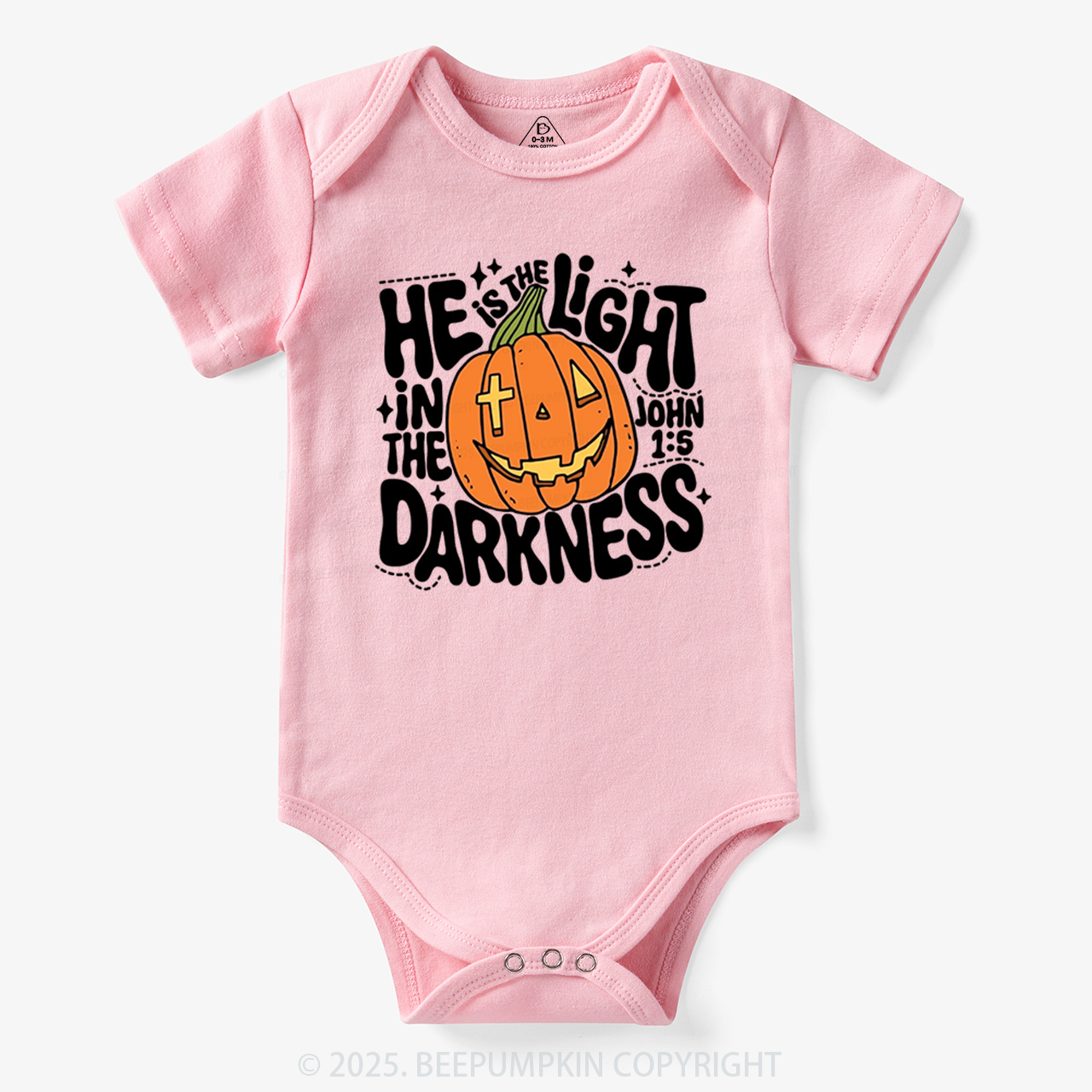 He Is The Light In The Dark Halloween Bodysuit Beepumpkin