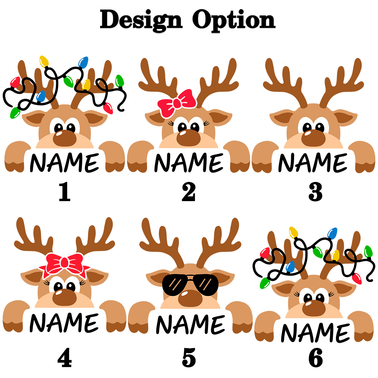 Personalized Cute and Funny Moose Family Matching Pajamas Beepumpkin