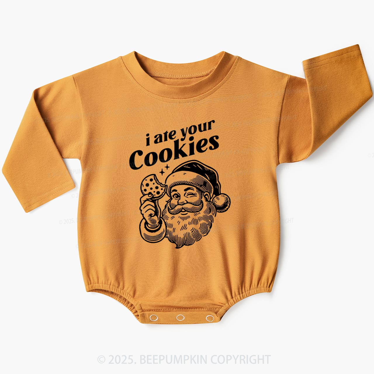 I Ate Your Cookies Baby Bubble Romper Beepumpkin
