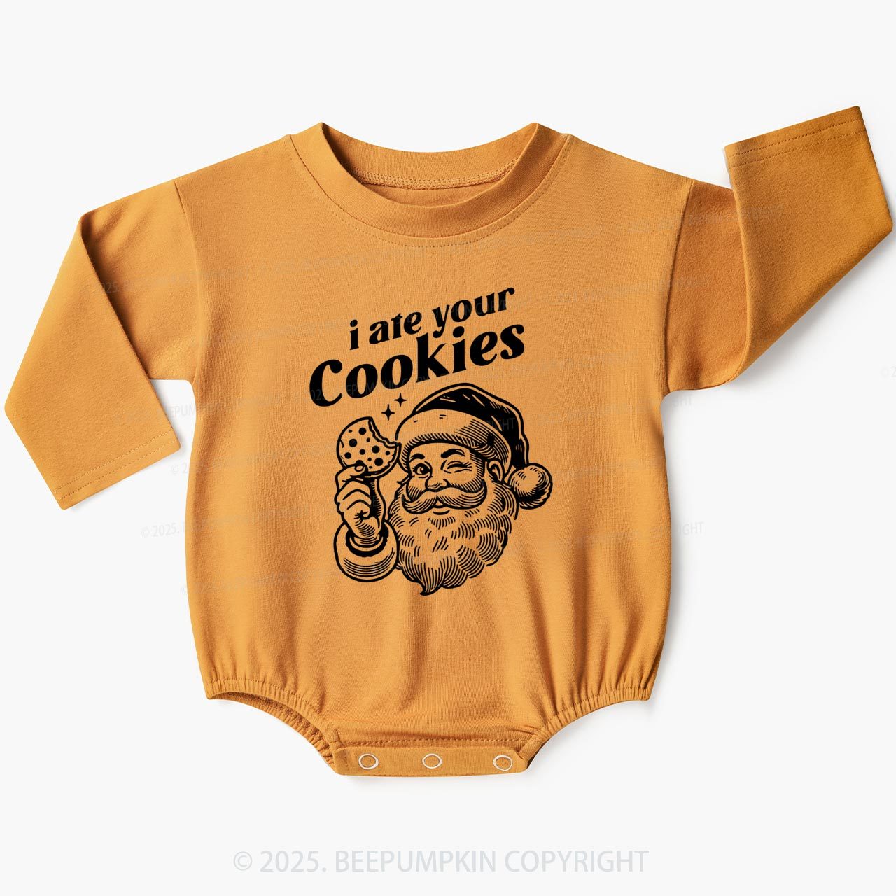I Ate Your Cookies Baby Bubble Romper Beepumpkin