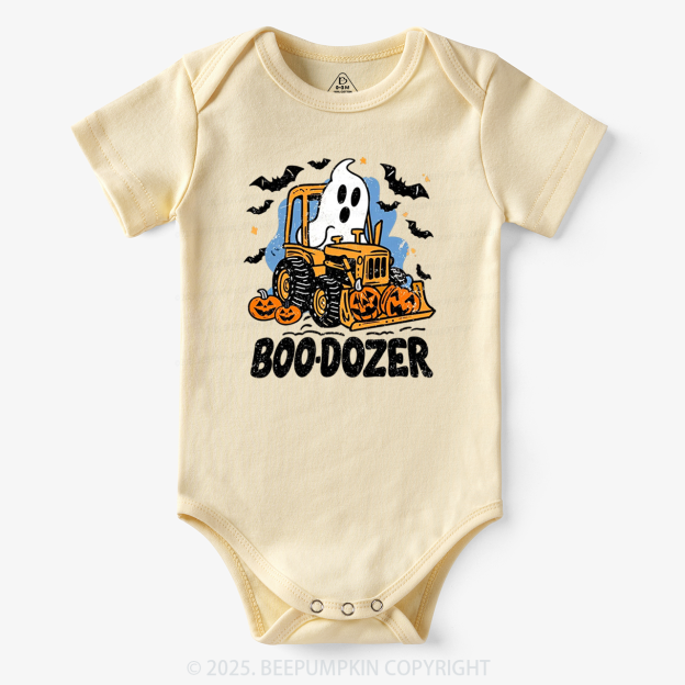 Halloween Ghost Boo-dozer Bodysuit Beepumpkin