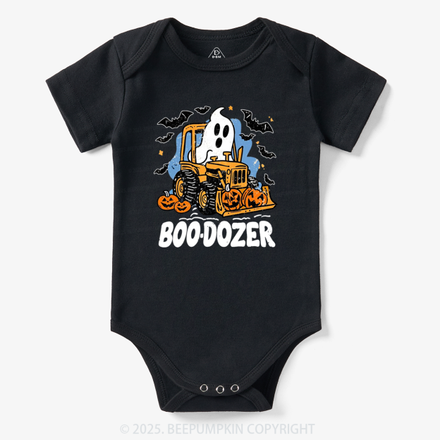 Halloween Ghost Boo-dozer Bodysuit Beepumpkin