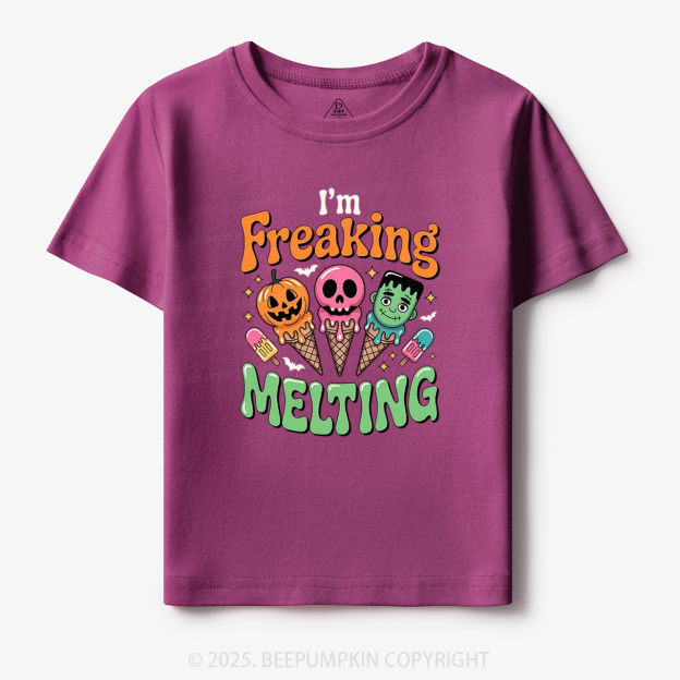 I’m Freaking Melting Halloween Toddler&Kid's Tees Beepumpkin
