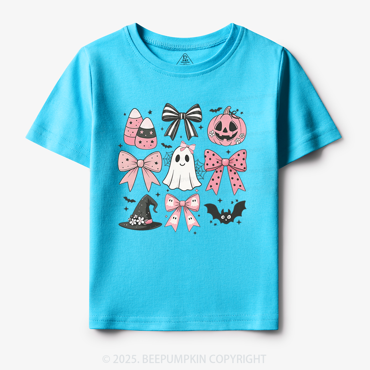  Pink Bow Coquette Halloween Toddler&Kid's Tees Beepumpkin