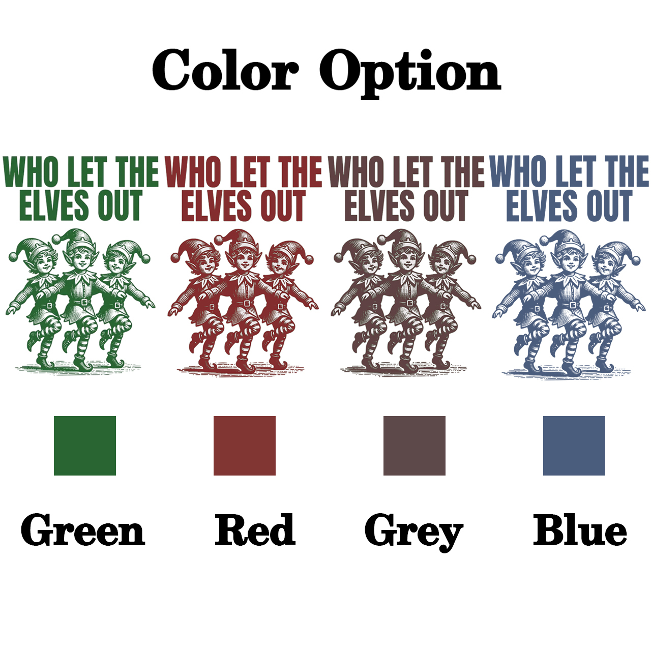 Personalized Jolly Jokes & Cheers Christmas Family Matching T-Shirts Beepumpkin