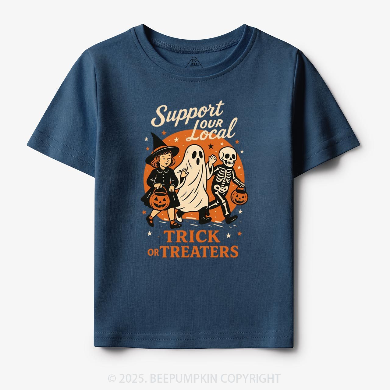 Support Your Local Trick Or Treaters Toddler&Kid's Tees Beepumpkin
