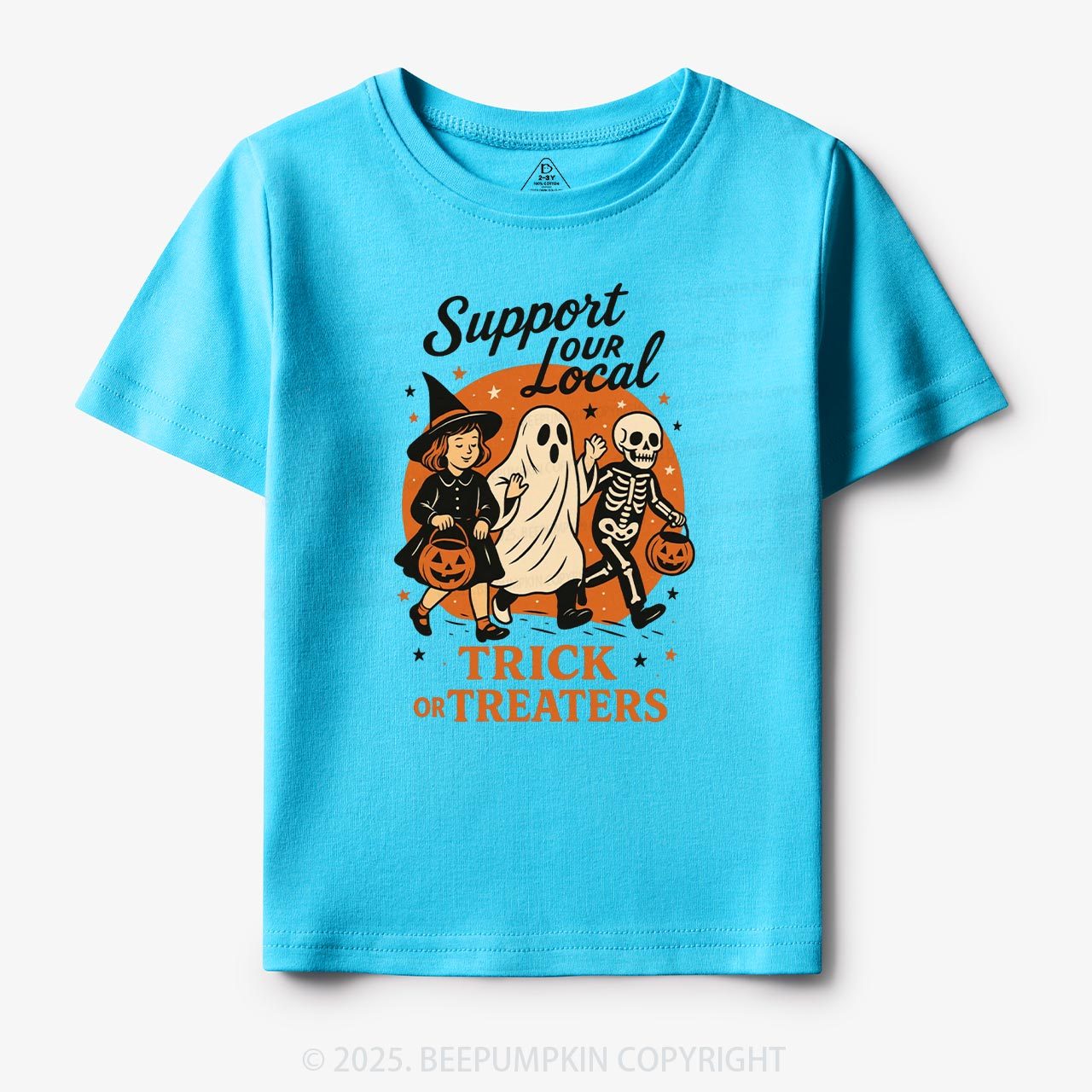 Support Your Local Trick Or Treaters Toddler&Kid's Tees Beepumpkin