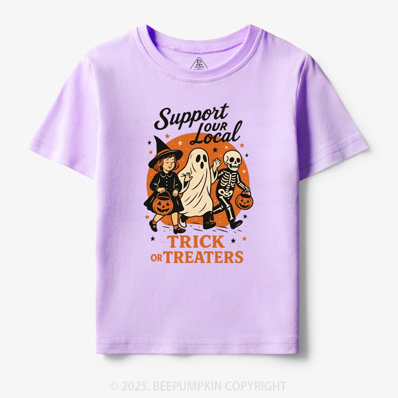 Support Your Local Trick Or Treaters Toddler&Kid's Tees Beepumpkin