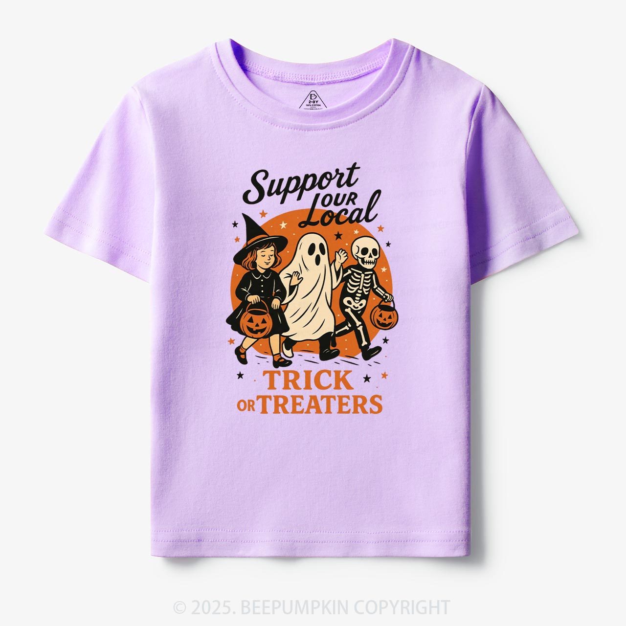 Support Your Local Trick Or Treaters Toddler&Kid's Tees Beepumpkin