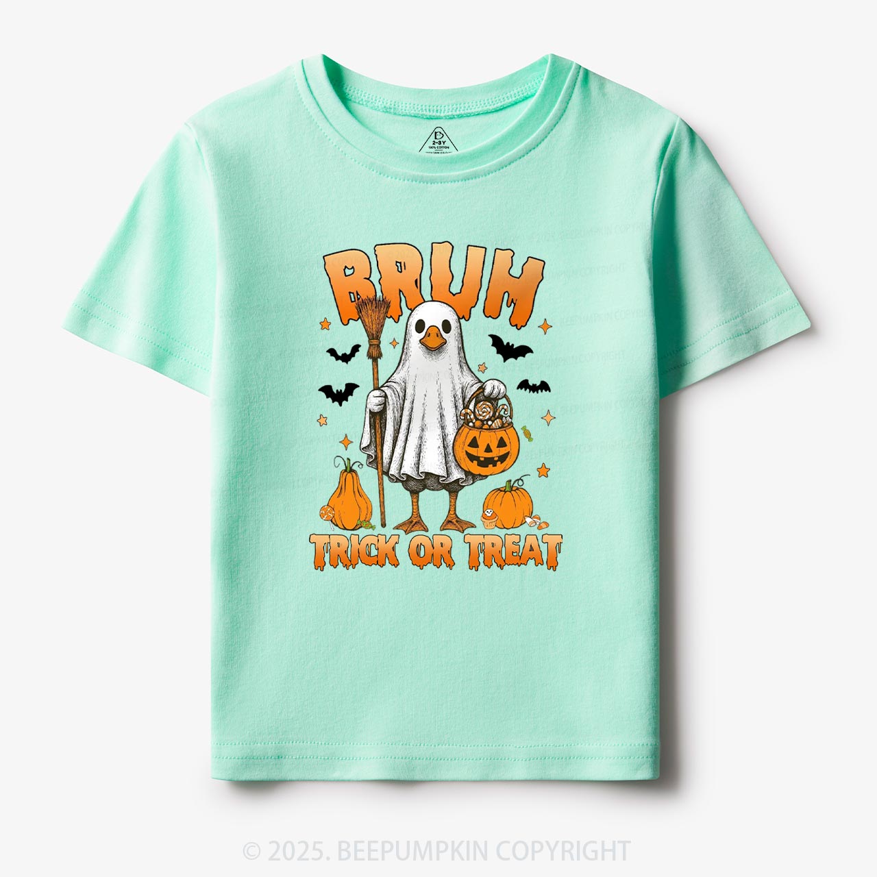 Boo Ghost Goose Bruh Toddler&Kid's Tees Beepumpkin
