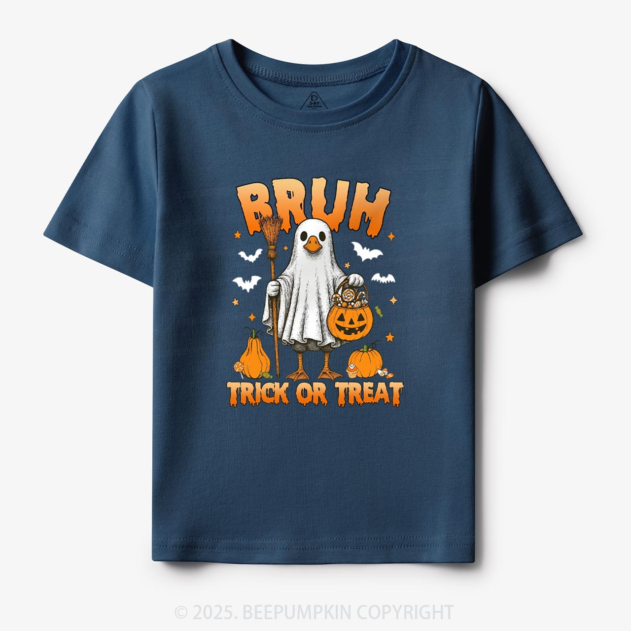 Boo Ghost Goose Bruh Toddler&Kid's Tees Beepumpkin