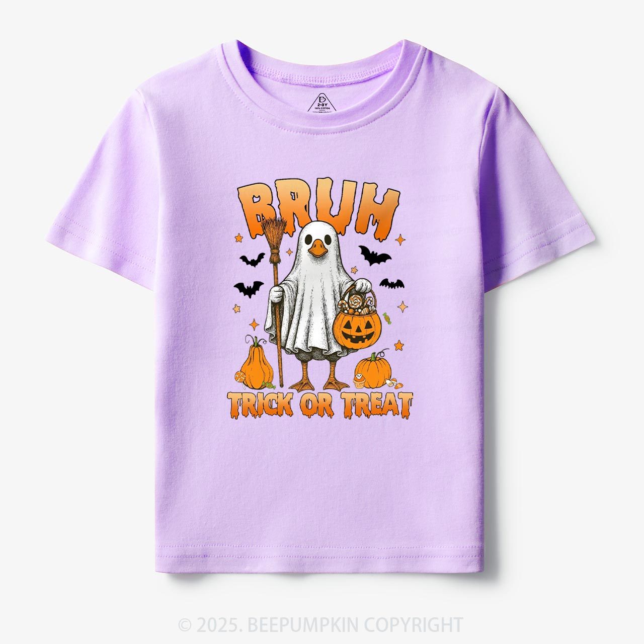 Boo Ghost Goose Bruh Toddler&Kid's Tees Beepumpkin