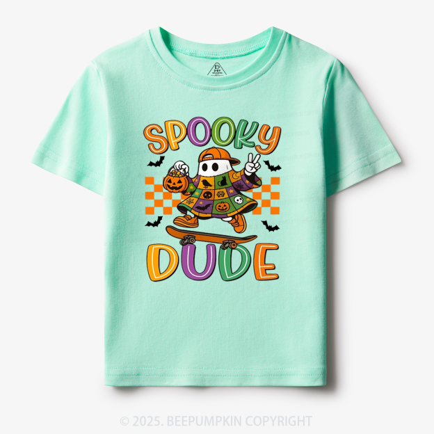 Spooky Dude Halloween Toddler&Kid's Tees Beepumpkin