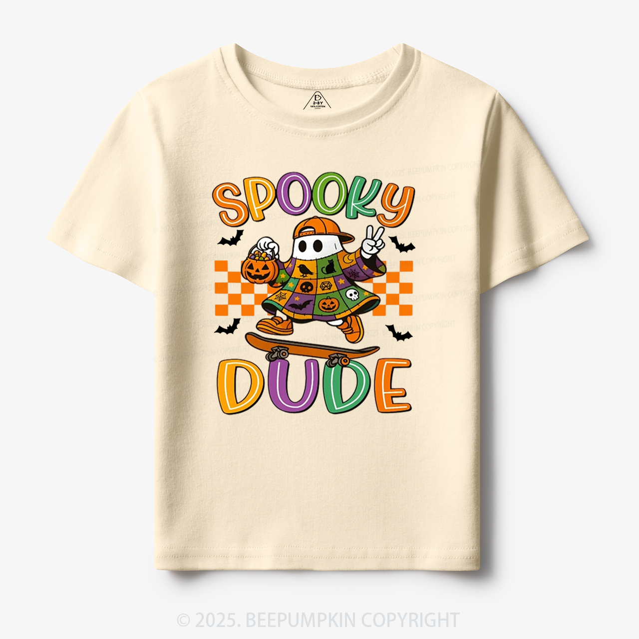 Spooky Dude Halloween Toddler&Kid's Tees Beepumpkin