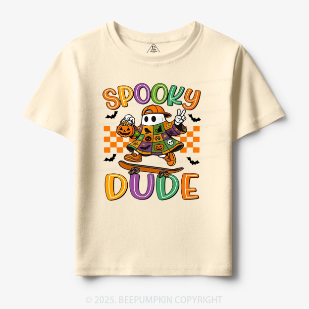 Spooky Dude Halloween Toddler&Kid's Tees Beepumpkin