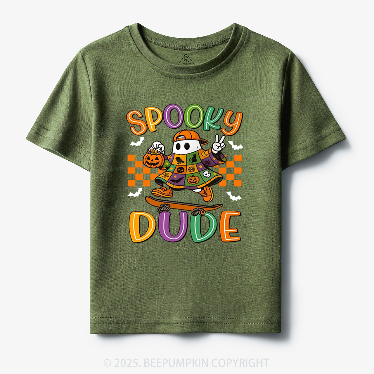 Spooky Dude Halloween Toddler&Kid's Tees Beepumpkin