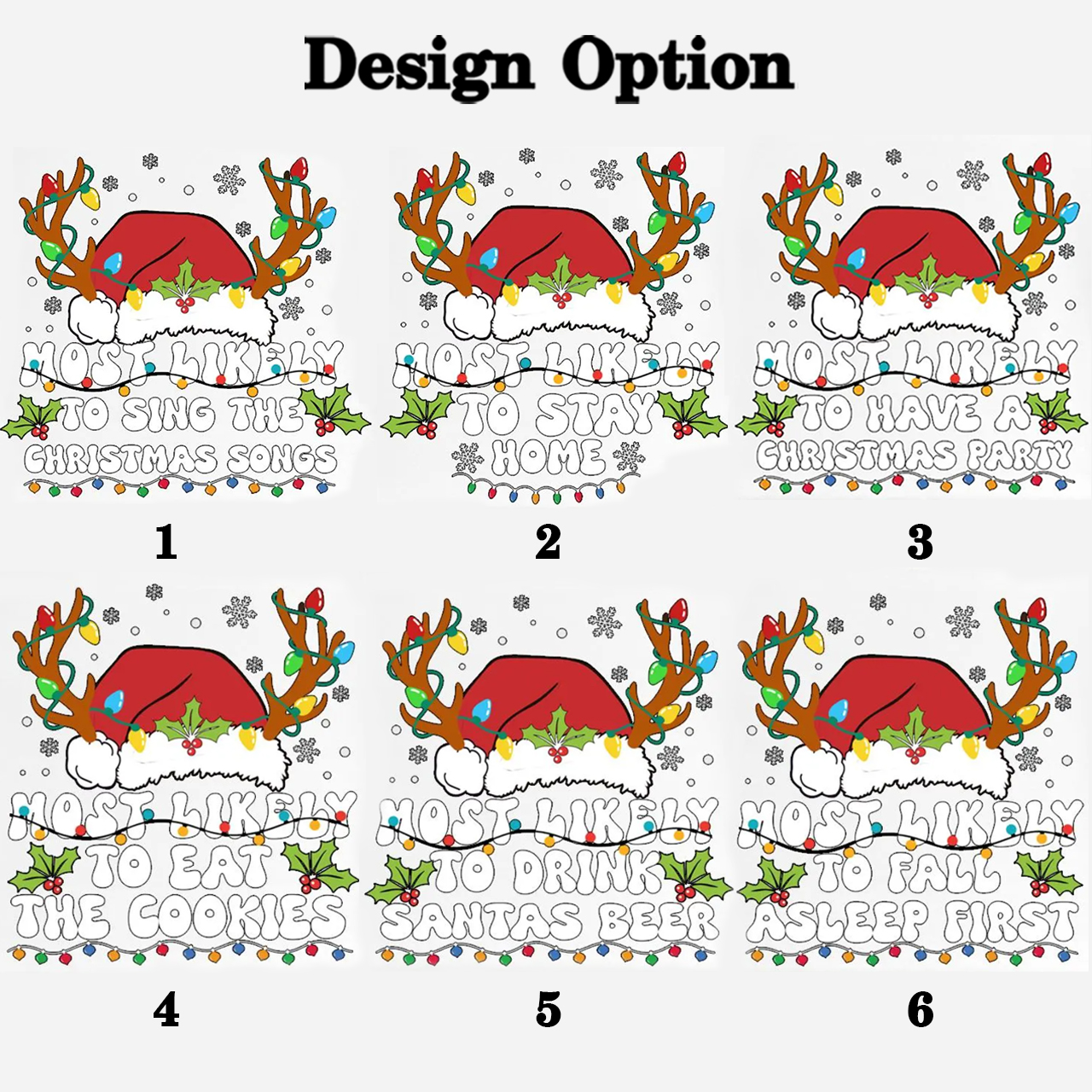 Personalized 6 Quotes Christmas Most Likely To Family Matching Pajamas