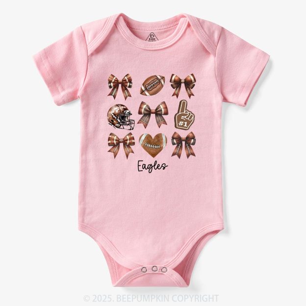 Personalized Football Bodysuit Beepumpkin